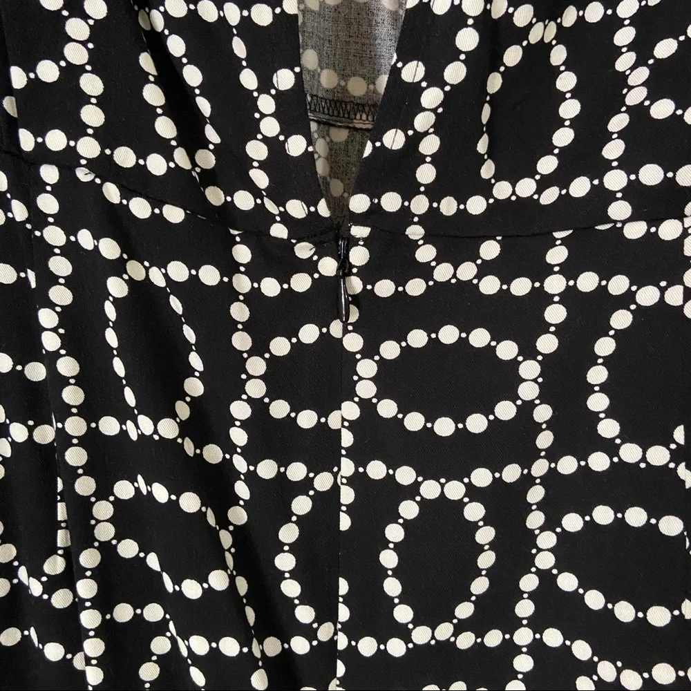 H&M Dress Black/White print‎ Size XLarge